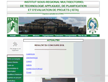 Tablet Screenshot of ista-cemac.org